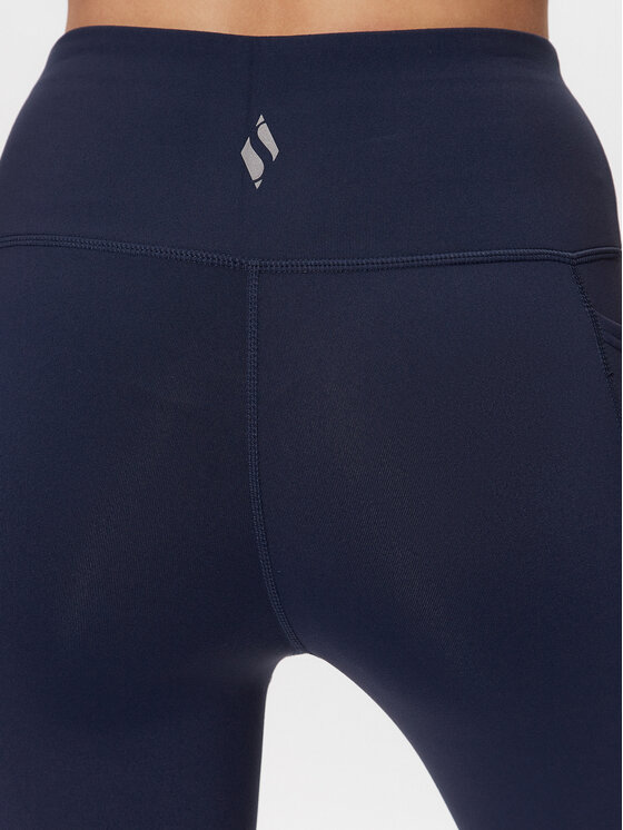 Skechers Skechers Legginsy GoFlex W03LG30B Granatowy Slim Fit