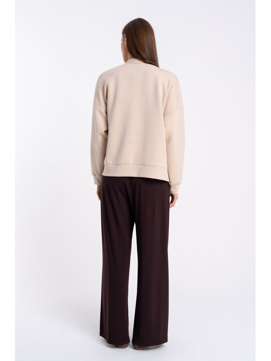 CLICK CLICK Ζακέτα 71-0048 Μπεζ Regular Fit