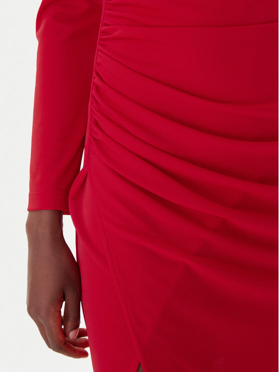 Gaudi Gaudi Koktejlové šaty 521FD14009 Červená Slim Fit