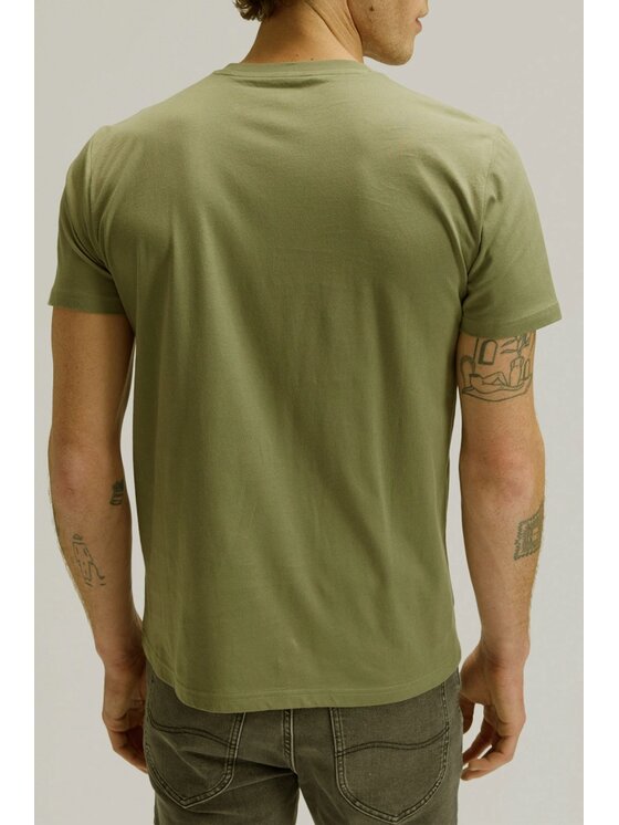 Lee Lee T-shirt SMALL LOGO TEE Verde Regular Fit