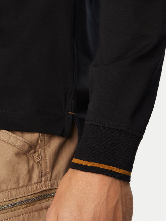 Aeronautica Militare Aeronautica Militare Polokošeľa 262PO1940UJ00663 Čierna Regular Fit