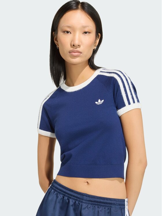 adidas adidas T-Shirt 164739 Niebieski jasny Slim Fit