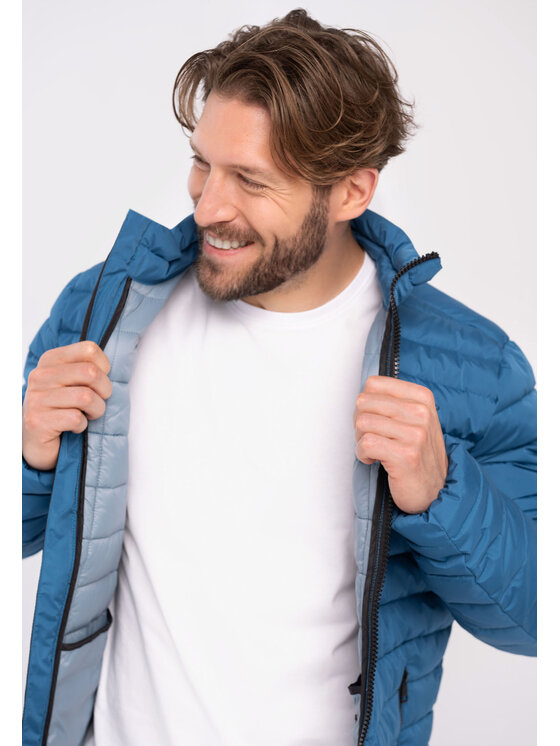 Volcano Volcano Kurtka zimowa J-VIRO Niebieski Regular Fit