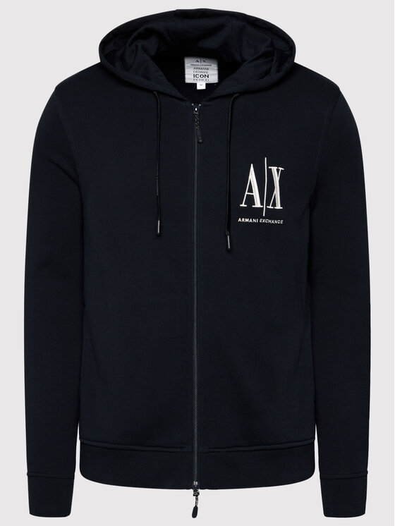 Armani Exchange Armani Exchange Bluza 8NZMPP ZJ1ZZ 1510 Granatowy Regular Fit