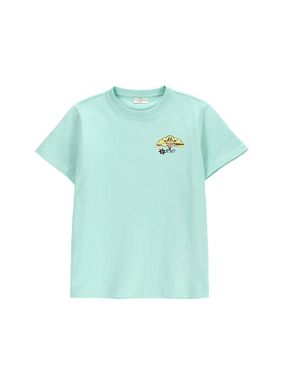 Coccodrillo T-Shirt WC5143209VBB Zielony Regular Fit