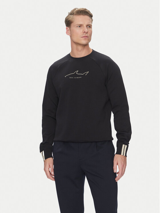 Paul&Shark Paul&Shark Pulóver 25411854 Fekete Regular Fit