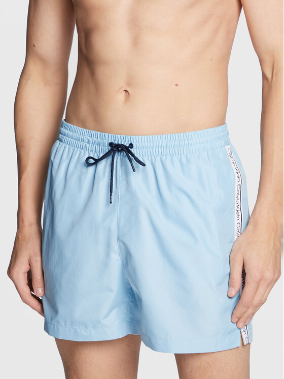 Calvin Klein Swimwear Kopalne hlače KM0KM00789 Modra Regular Fit