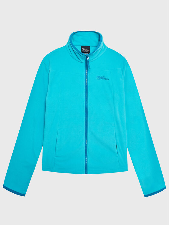 Jack Wolfskin Fleecová mikina Sandpiper 1607883 S Modrá Regular Fit