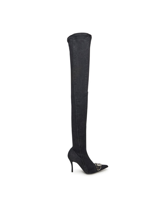 Diesel Diesel Cizme lungi muschetar D-Venus Tbt D Y03316P6901 T8013 Negru