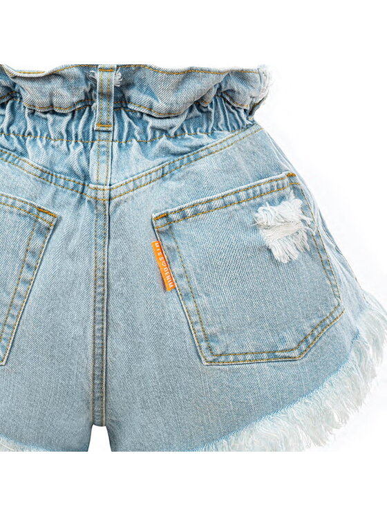 MissDenim MissDenim Szorty jeansowe Elastic Band Niebieski Regular Fit