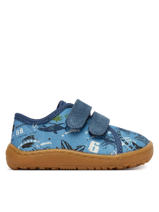 Froddo Kapcie Barefoot Canvas G1700440-6 M Niebieski