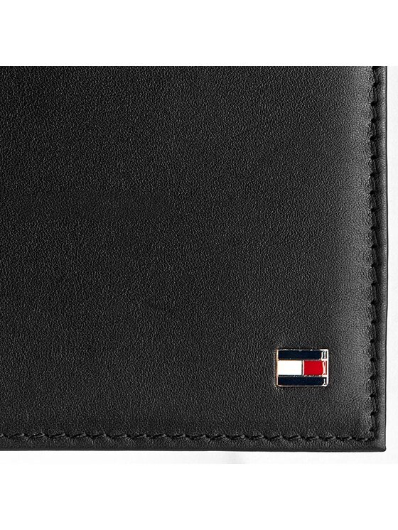 Tommy Hilfiger Tommy Hilfiger Suur meeste rahakott Eton Mini Cc Wallet AM0AM00655/83365 Must