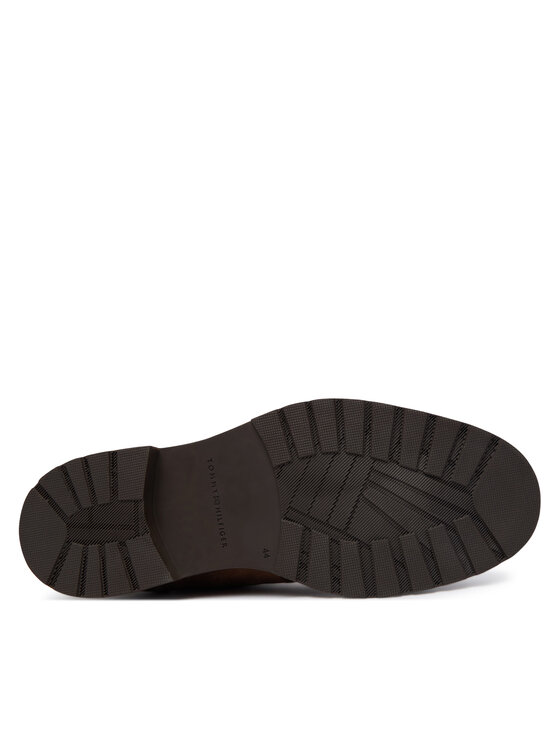 Tommy Hilfiger Tommy Hilfiger Μποτίνια Cleated Hilfiger Wrm Hook Boot FM0FM05699 Καφέ