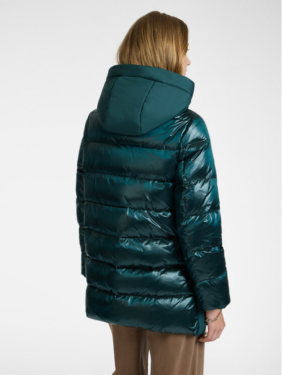 Elena Mirò Elena Mirò Giubbotto piumino F887P000125N035 Verde A-Line Fit