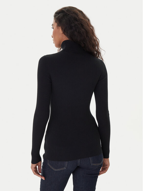 LAUREN RALPH LAUREN Lauren Ralph Lauren Rolák L/s Turtle Neck 200643398011 Černá Slim Fit