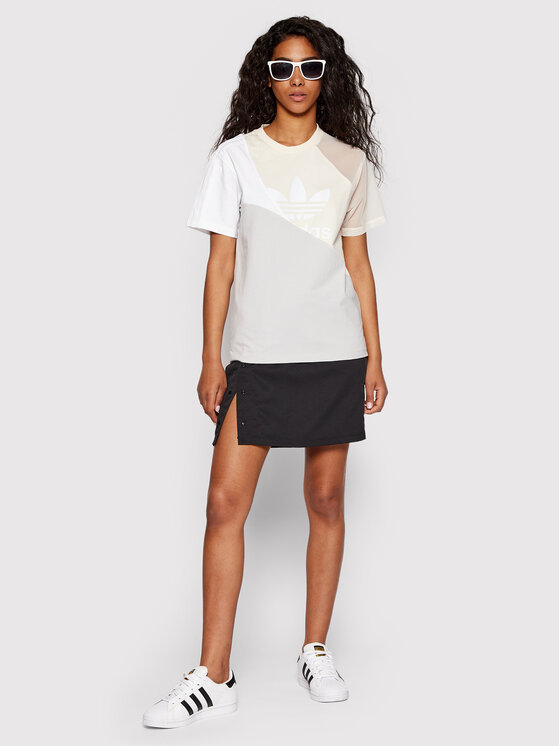 adidas adidas Trapez suknja Always Orginal Snap HF2023 Crna Relaxed Fit
