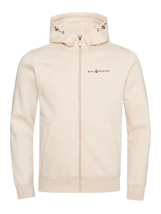 Sail Racing Sail Racing Bluza Bowman Logo Zip Hood Beżowy Active Fit