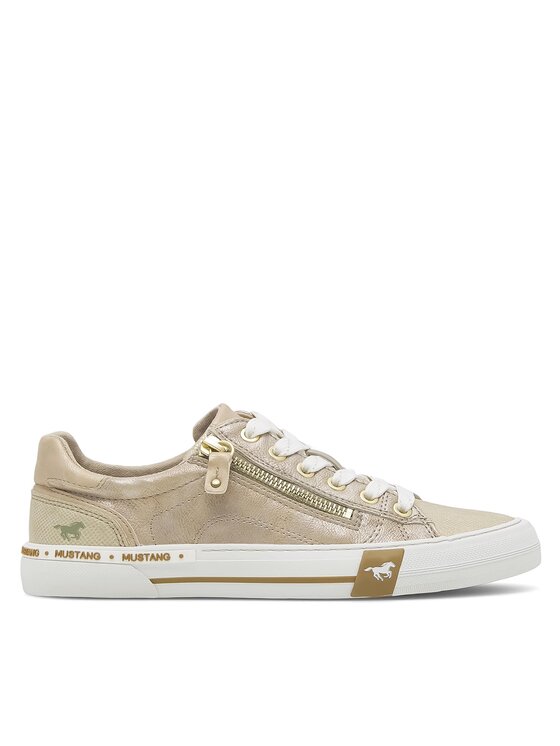Mustang Mustang Sneakers aus Stoff 1353-308 Goldfarben