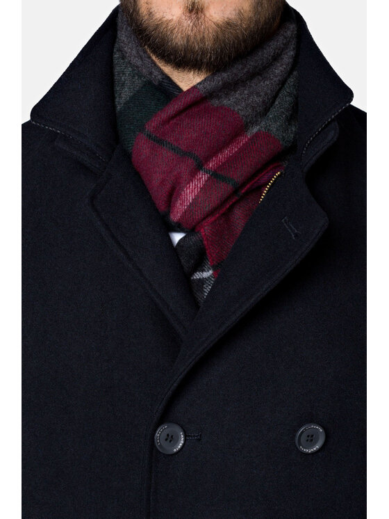 Lancerto Lancerto Płaszcz przejściowy Embrace Granatowy Regular Fit