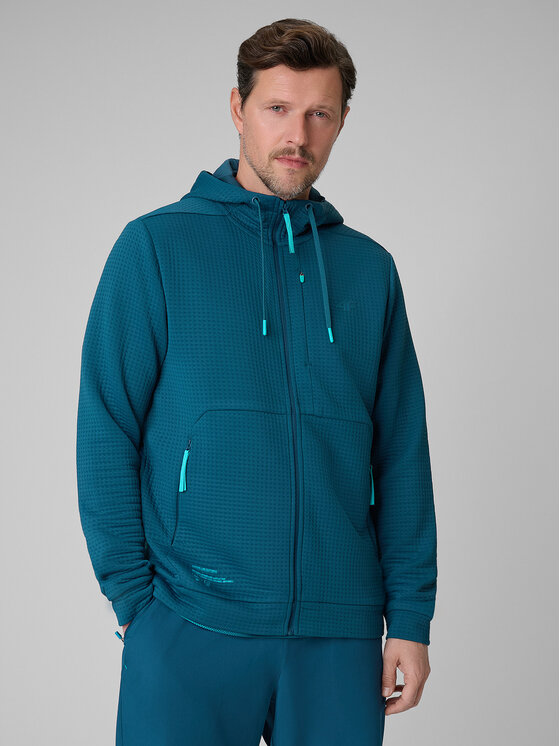 4F 4F Bluza active Granatowy Regular Fit