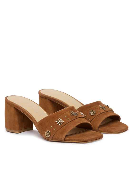 Guess Guess Παντόφλες FLJGU2 SUE03 Ανοιχτό καφέ