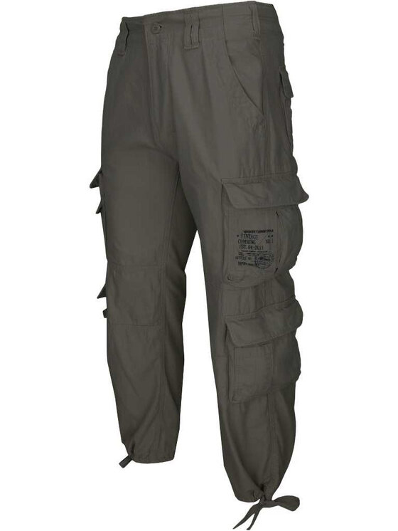 Brandit Brandit Spodnie materiałowe 1003.1.4XL Zielony Cargo Fit