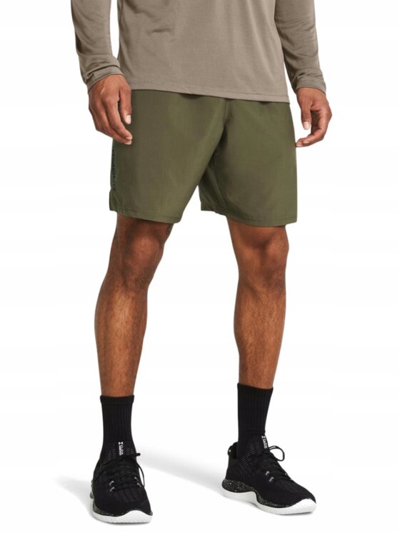 Under Armour Under Armour Szorty 1383356-390 Zielony Standard Fit