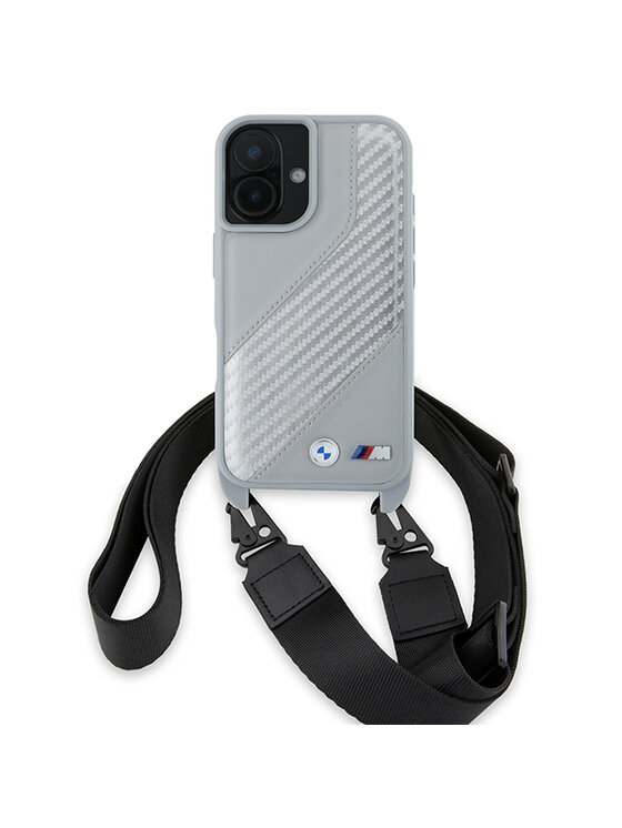 Etui na telefon BMW Motorsport, Szare, Apple iPhone 16