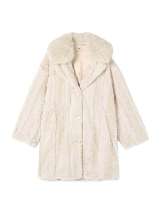 Oltre Oltre Cappotto invernale 0083J100165N021 Bianco Over Fit