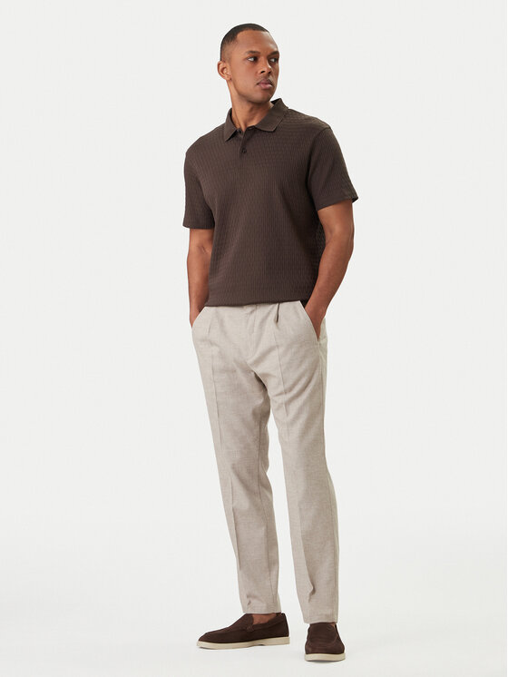 JOOP! Jeans JOOP! Jeans Παντελόνι υφασμάτινο Lead2 30102837 Μπεζ Regular Fit