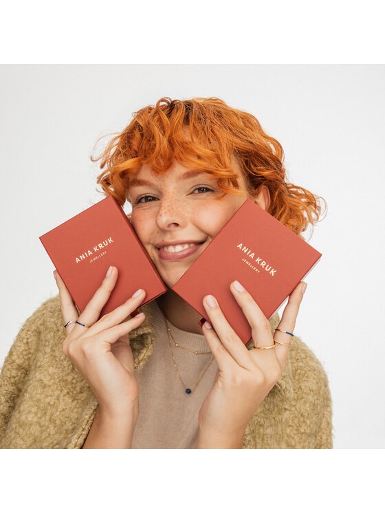 ANIA KRUK ANIA KRUK Kolczyki SMVKS1520Z Żółte złoto