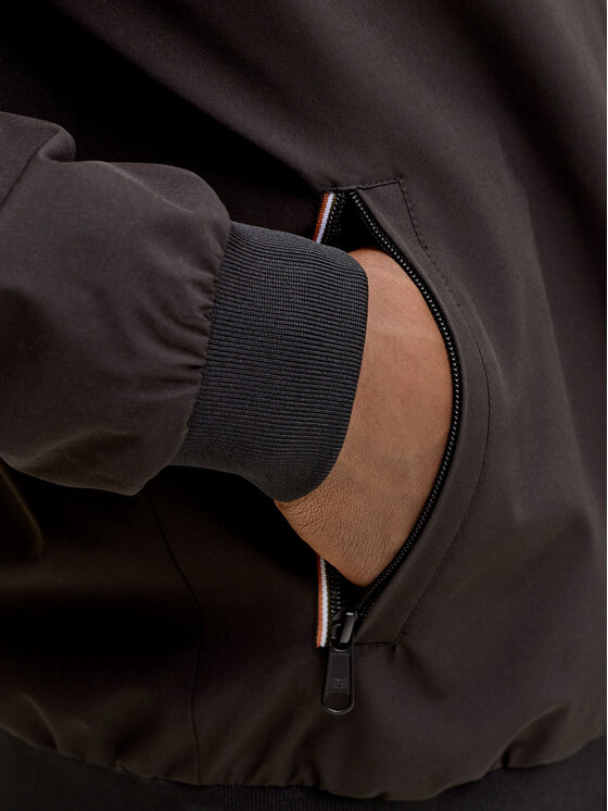 Jack & Jones Jack & Jones Bomber stila jaka Blubard 12273393 Melns Regular Fit