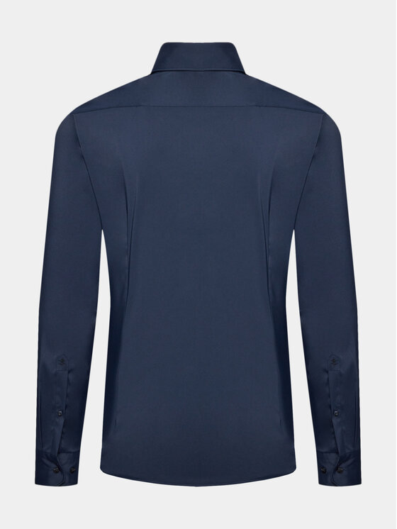 Seidensticker Seidensticker Srajca 01.650400 Mornarsko modra Slim Fit