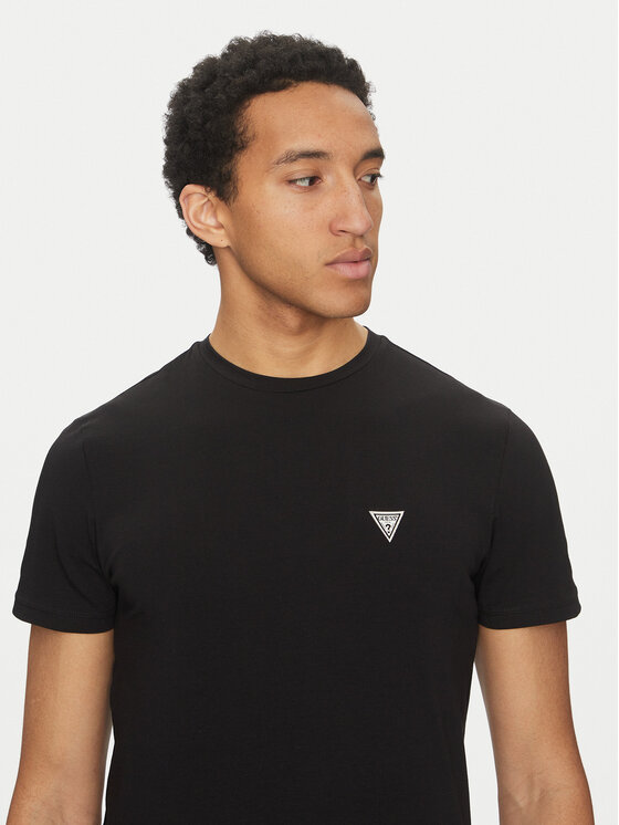 Guess Guess T-Shirt U5GM11 K6YW1 Μαύρο Regular Fit