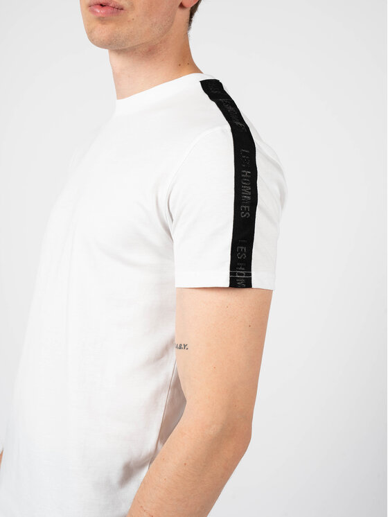 Les Hommes Les Hommes T-Shirt LF224100-0700-1009 | Round neck Λευκό Regular Fit