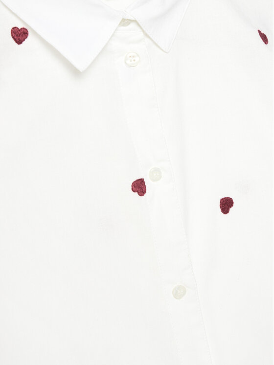 Kids ONLY Kids ONLY Camicia Lina 15317047 Bianco Regular Fit