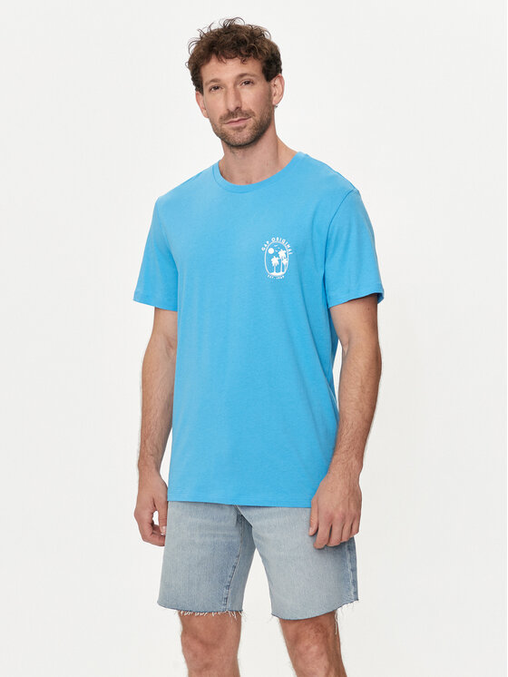 Gap Gap T-Shirt 624814-00 Modrá Regular Fit
