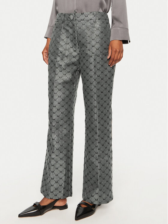 LOLA CASADEMUNT Pantaloni din material MF2414002 41M Gri Regular Fit