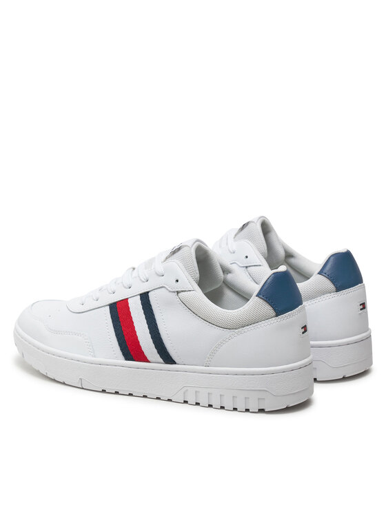 Tommy Hilfiger Tommy Hilfiger Laisvalaikio batai Th Basket Core Lite FM0FM05116 Balta