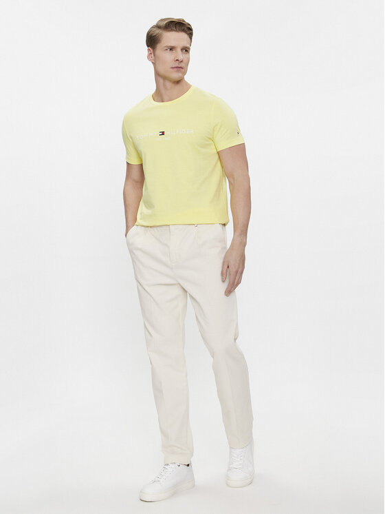 Tommy Hilfiger Tommy Hilfiger Футболка Tommy Logo Tee MW0MW11797 Жовтий Regular Fit