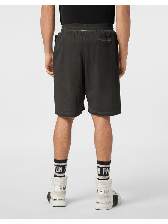 PHILIPP PLEIN PHILIPP PLEIN Szorty sportowe 24679 Czarny Jogger Fit