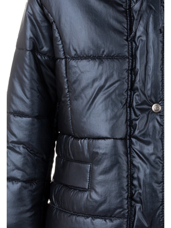 Lenne Lenne Płaszcz 22365A-229 Granatowy Basic Fit