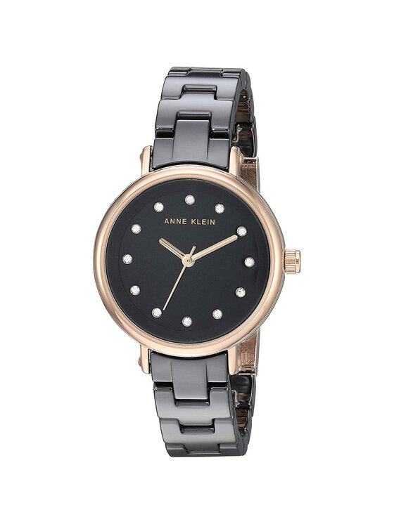 Anne Klein Anne Klein Zegarek AK-3312BKRG Czarny