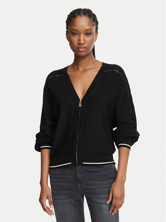 Liu Jo Sport Liu Jo Sport Kardigan TF6192 MS63L Czarny Regular Fit