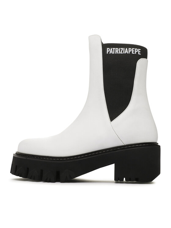 Patrizia Pepe Patrizia Pepe Боти тип челси CY9814/L011-W146 Бял