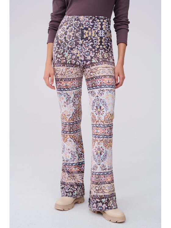 blue shadow blue shadow Spodnie damskie Yenn BS EF 511 Kolorowy Standard Fit