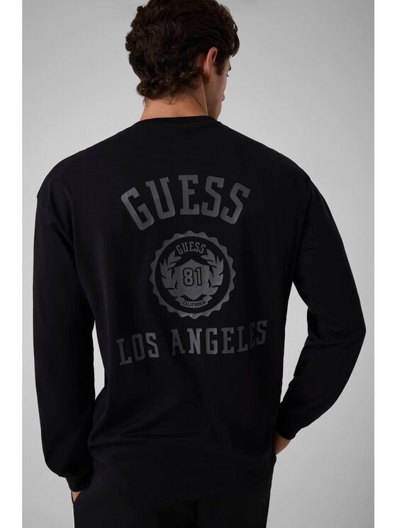 Guess Guess T-Shirt 184036 Černá Classic Fit