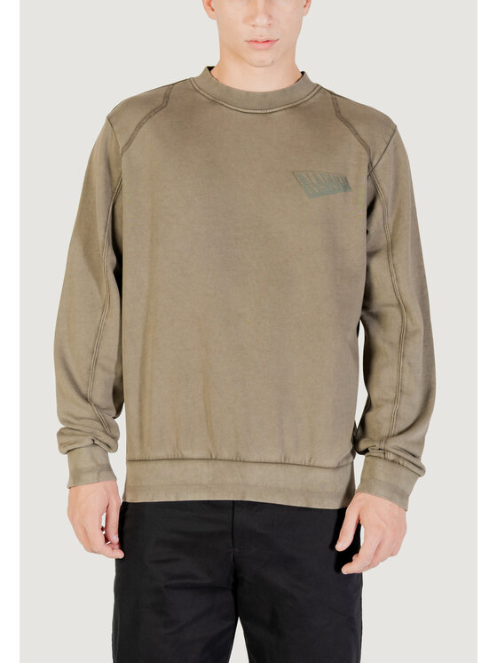 Napapijri Napapijri Μπλούζα B-AREN C Πράσινο Casual Fit