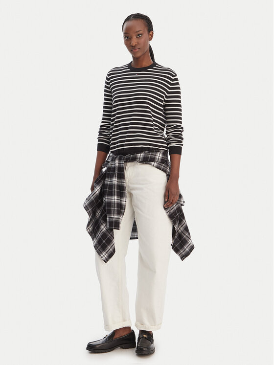 Tommy Jeans Tommy Jeans Džemper Essential DW0DW20159 Crna Regular Fit