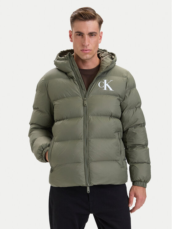 Calvin Klein Jeans Calvin Klein Jeans Kurtka zimowa LV04RG513G Khaki Regular Fit